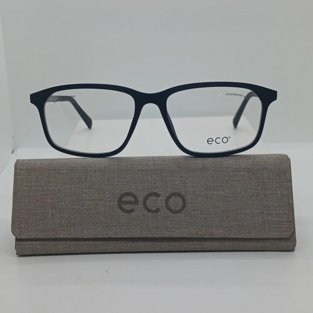 NWT MEN'S ECO EYEGLASS FRAMES BEECH BLACK